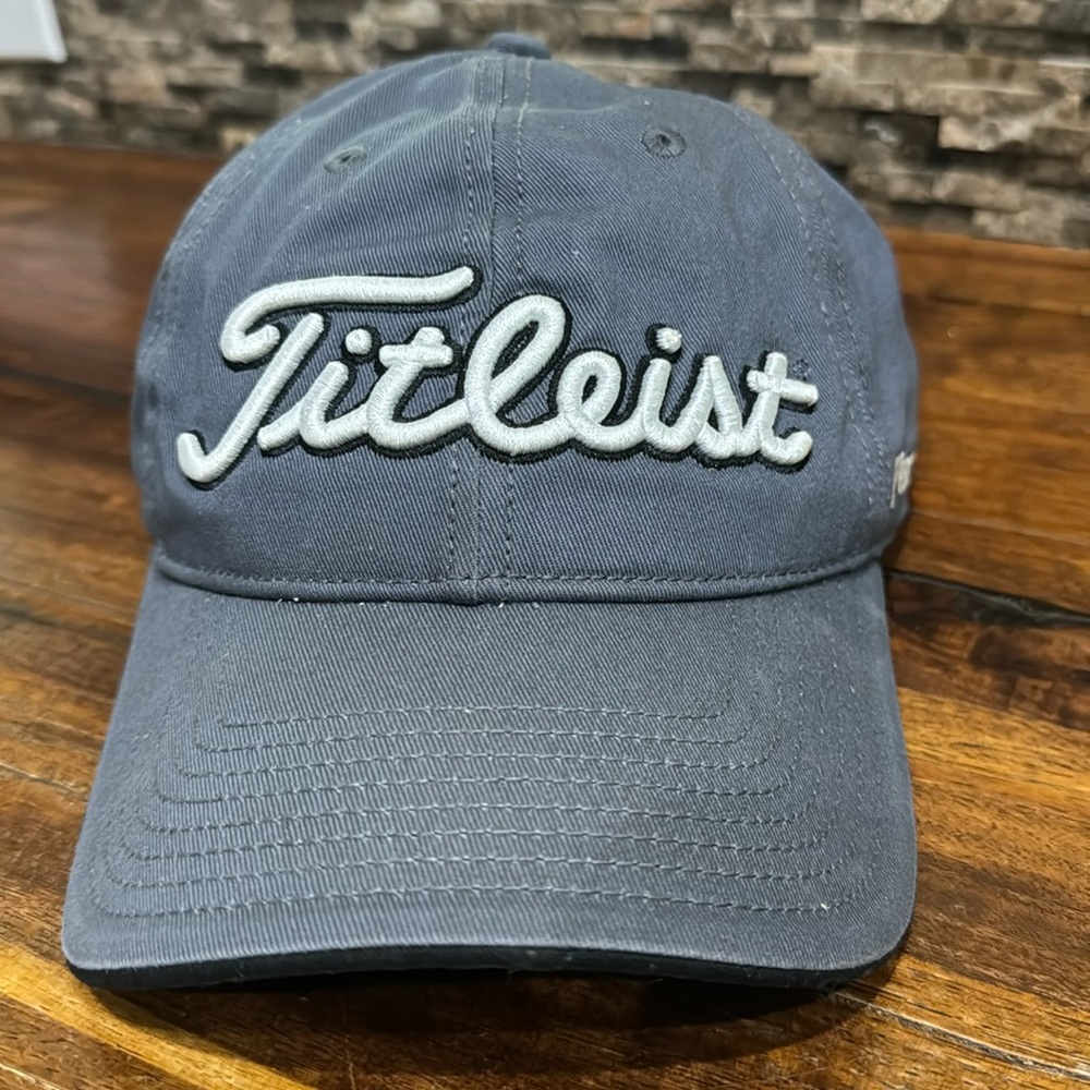 Grey Titleist Cap
